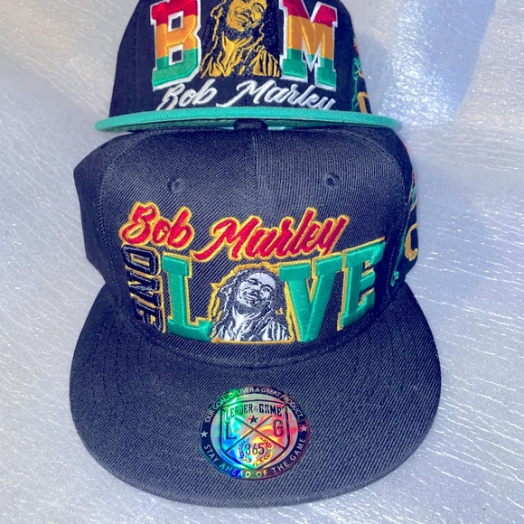 2 / Bob Marley / Snapback hats. Leader of the Game. Brand new without tags. - Picture 3 of 10